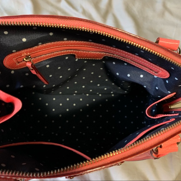 Kate Spade Wellesley Rachelle Coral Grain Satchel - Picture 11 of 11